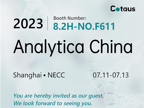 Analytica China-Einladung von Cotaus!