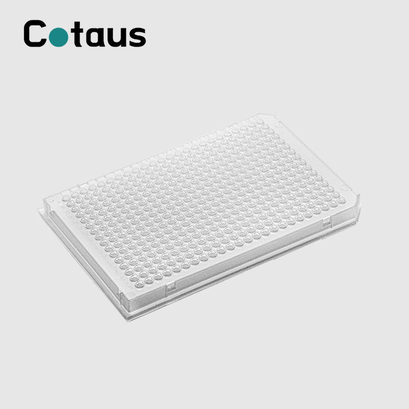 384 Well 40 ul transparente PCR-Platte